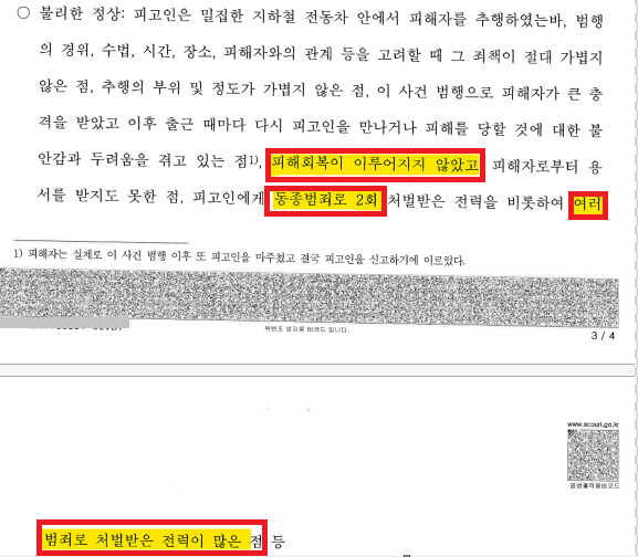 집행유예│지하철성추행 동종전과 재범, 3범 집행유예│서울