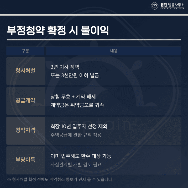 [법인소식] 위장부양 부정청약 불송치 — 인천검단 제일풍경채 노부모 특별공급 캡틴법률사무소 성공사례