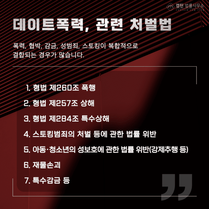 [법인소식] 데이트폭력 신고해도 소용없을까? 실제 구속·구공판 사례 정리