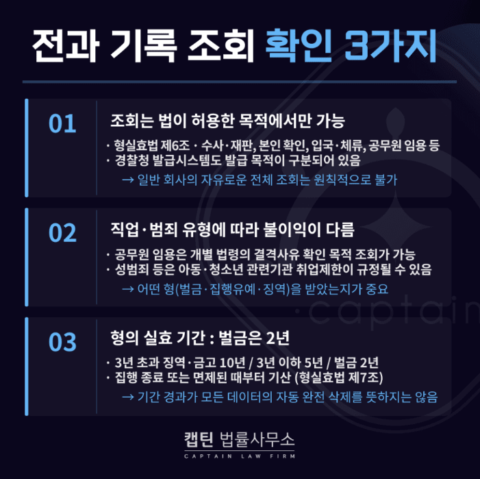 [법인소식] 벌금형도 범죄경력회보서에 기록되나요? 형사처벌 기록과 불이익 총정리