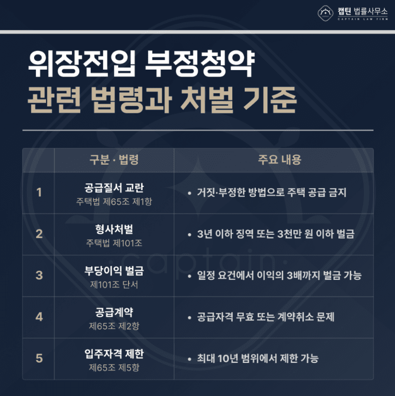 [경찰출신변호사] 장항 아테라 생애 최초 특별공급 분양 당첨됐는데, 경찰로부터 위장전입 연락받았습니다…
