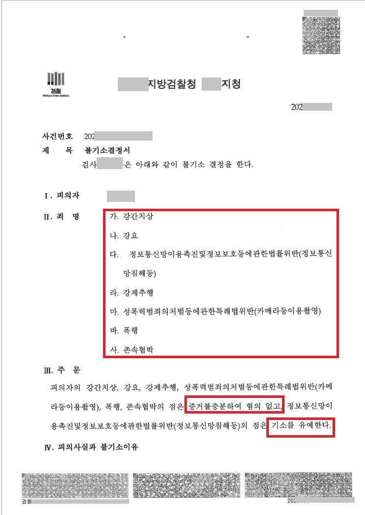 혐의없음│동거녀와 갈등 중 강간치상 등으로 고소 │경기 │캡틴법률사무소 │경찰출신변호사